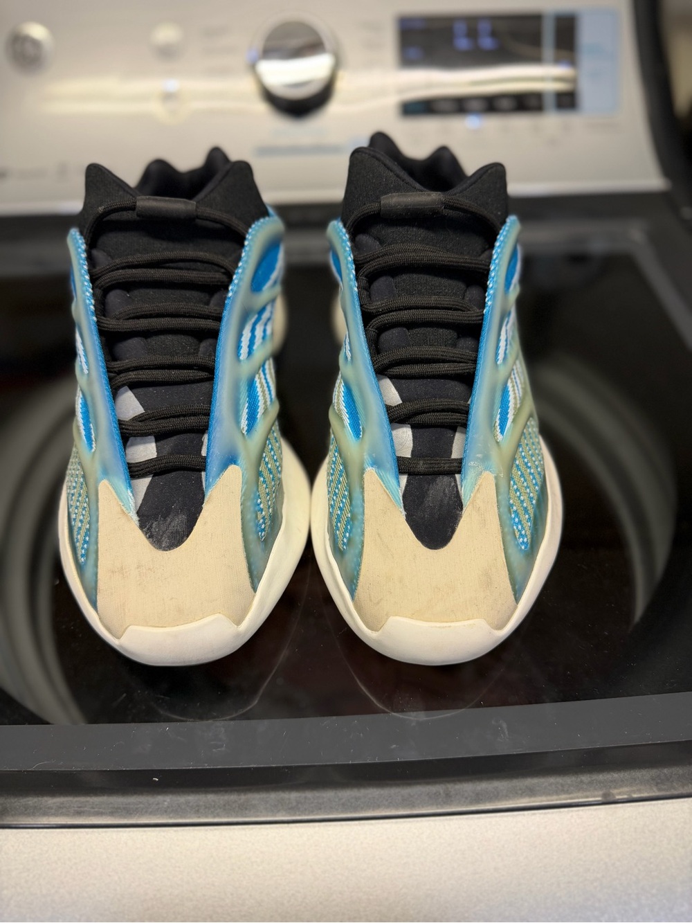Yeezy Sneakers in Black and Blue